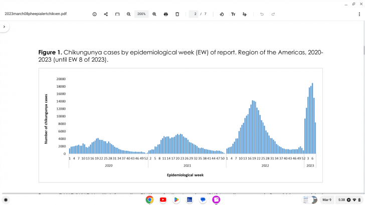 Chikungunya cases 2023