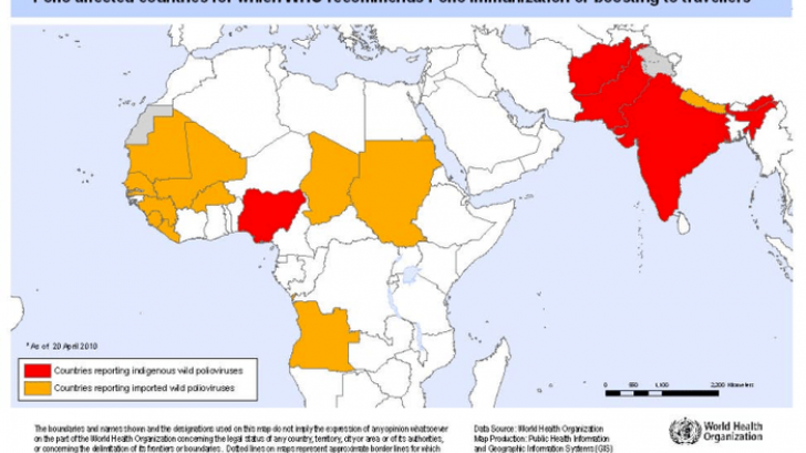 Polio cases in Africa 2023