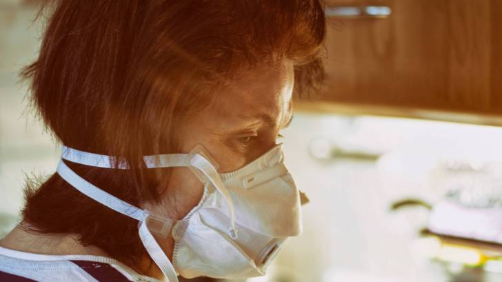 health care worker with mask