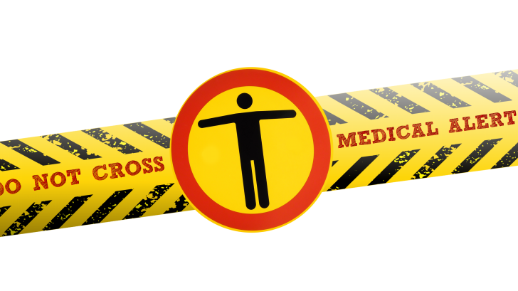 do not cross medical alert