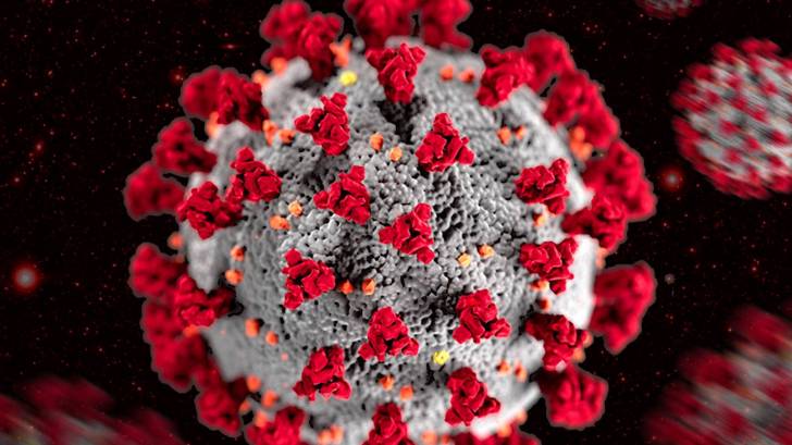 depiction of sars-cov-2