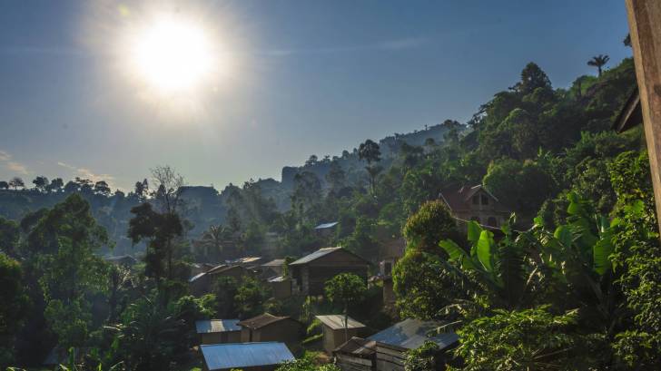 drc village sunny day