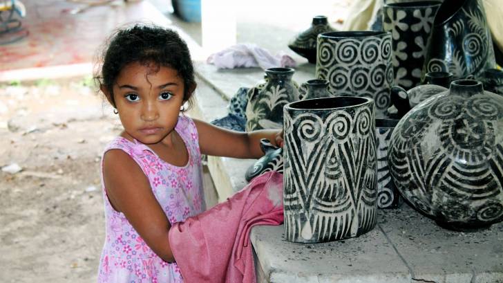 cute honduran little girl