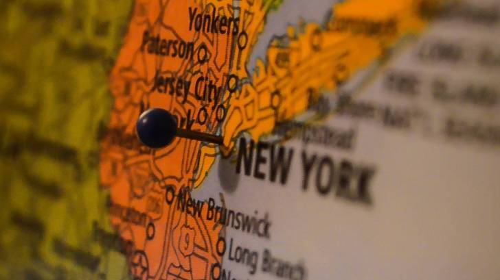 map of ny, nj and ct