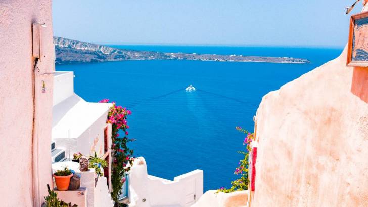 Greek isles and water