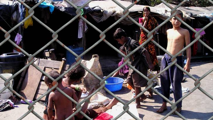 india slum