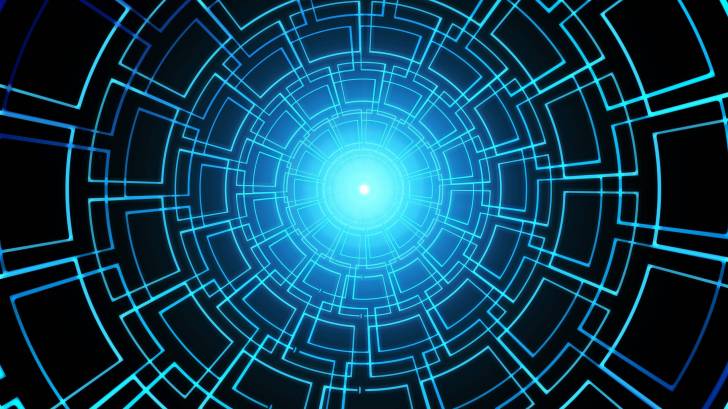 Artificial intelligence blue screen