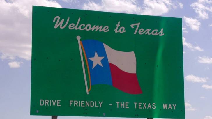 welcome to texas sign