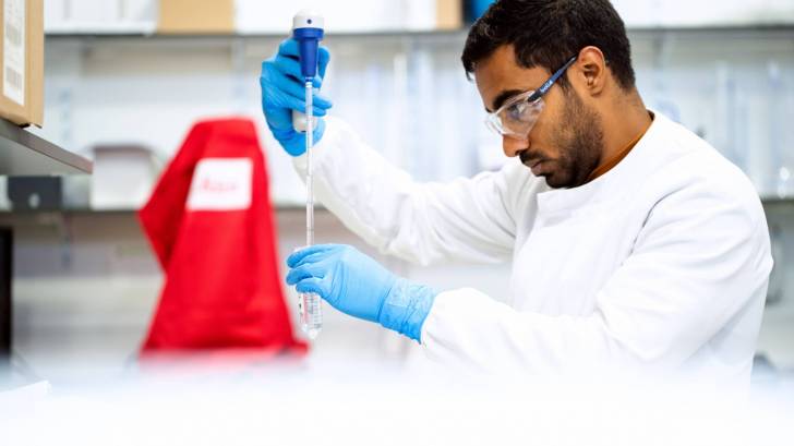 scientist working in a lab