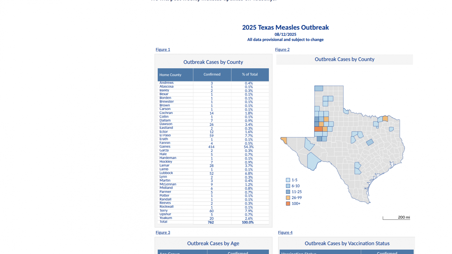Texas Measles 2025