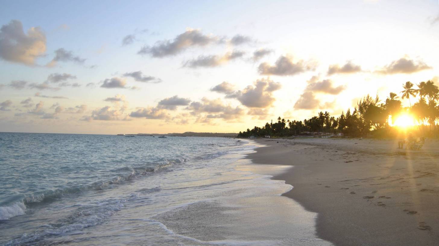 brazil beach at sunrise