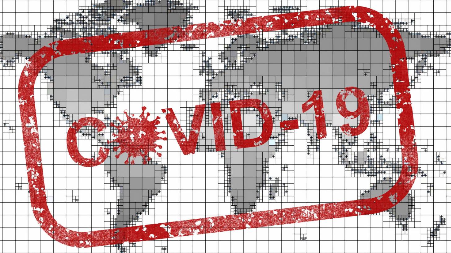 covid-19 and global map