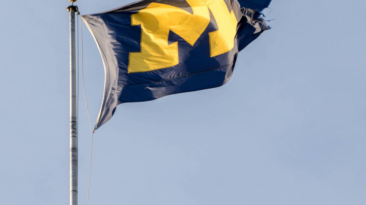 michigan univ flag