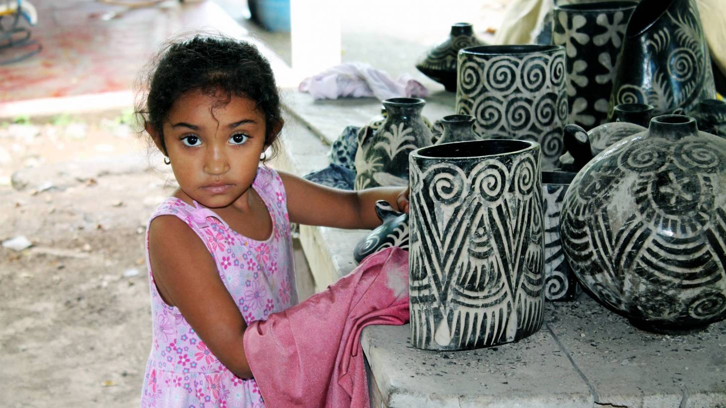 cute honduran little girl