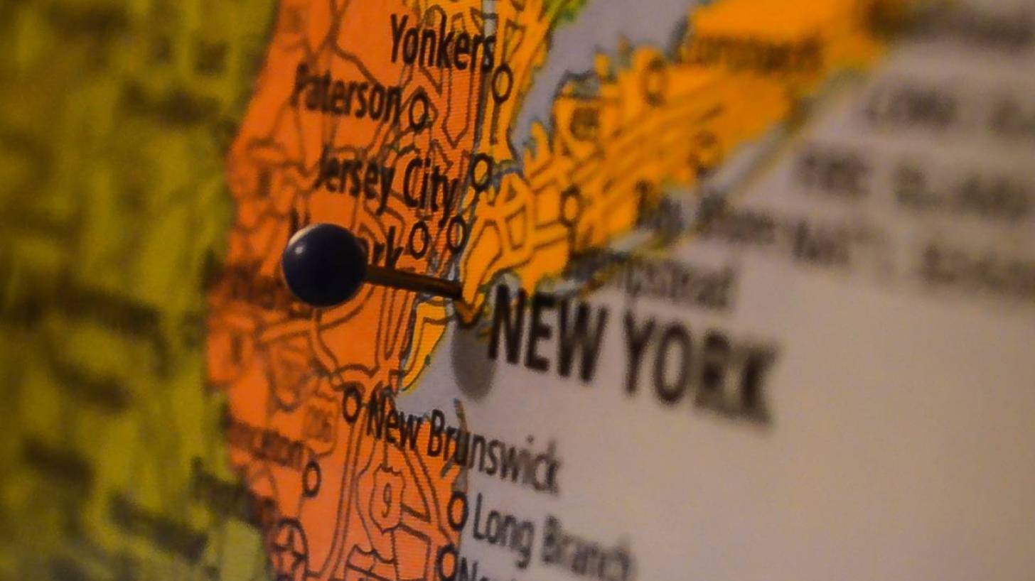 map of ny, nj and ct