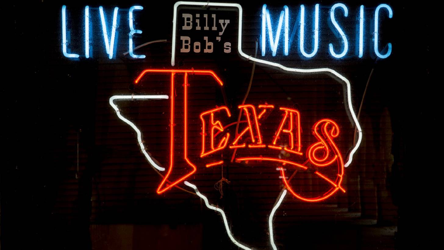 texas neon sign
