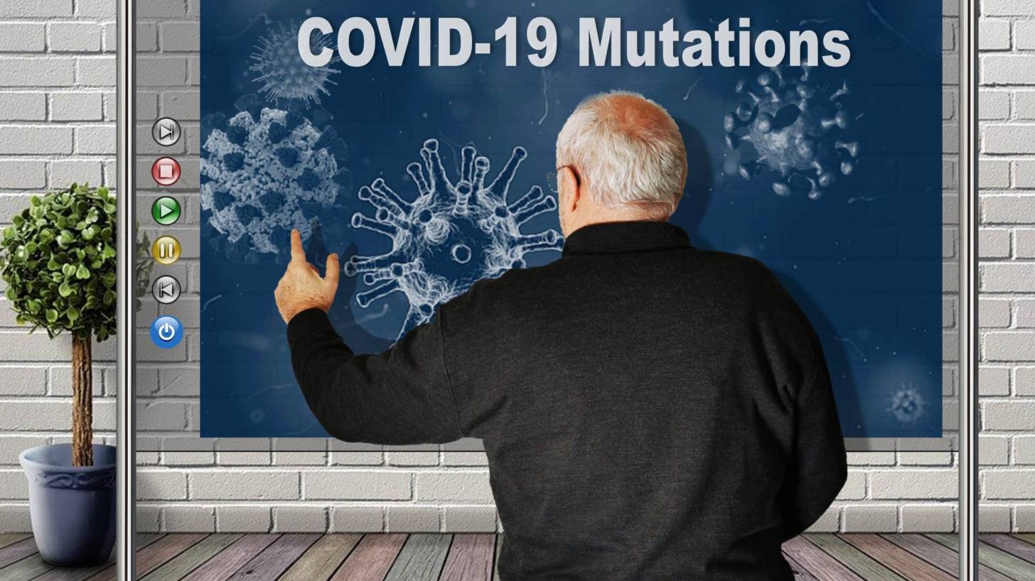 man at chalkboard explaining mutations