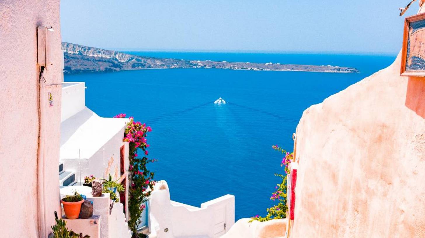 Greek isles and water