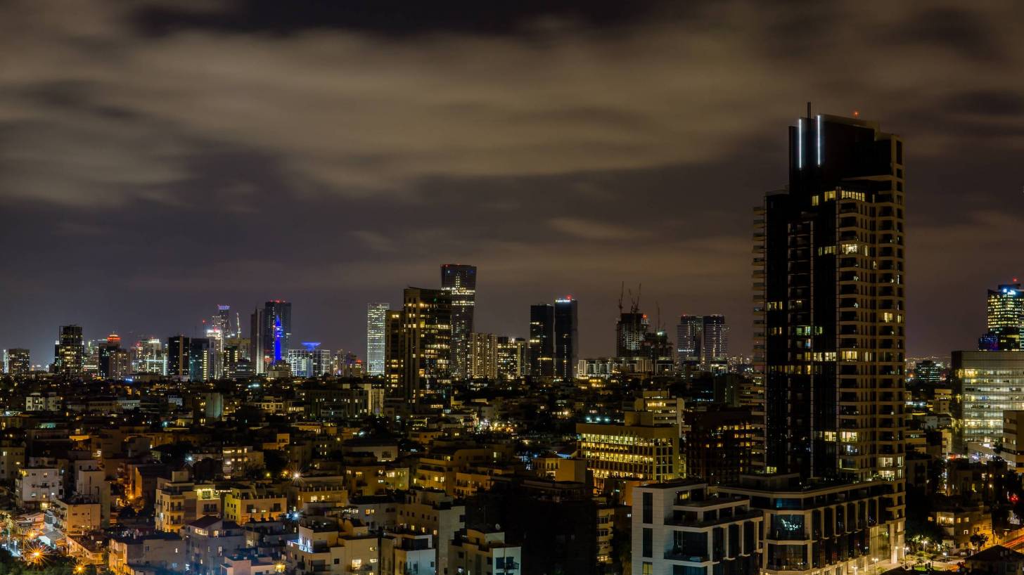 Tel aviv at night