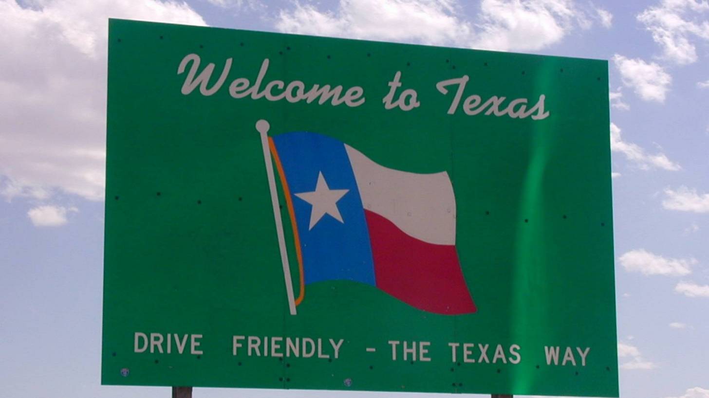 welcome to texas sign