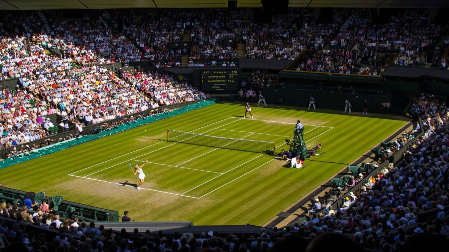 grass court final, stadium