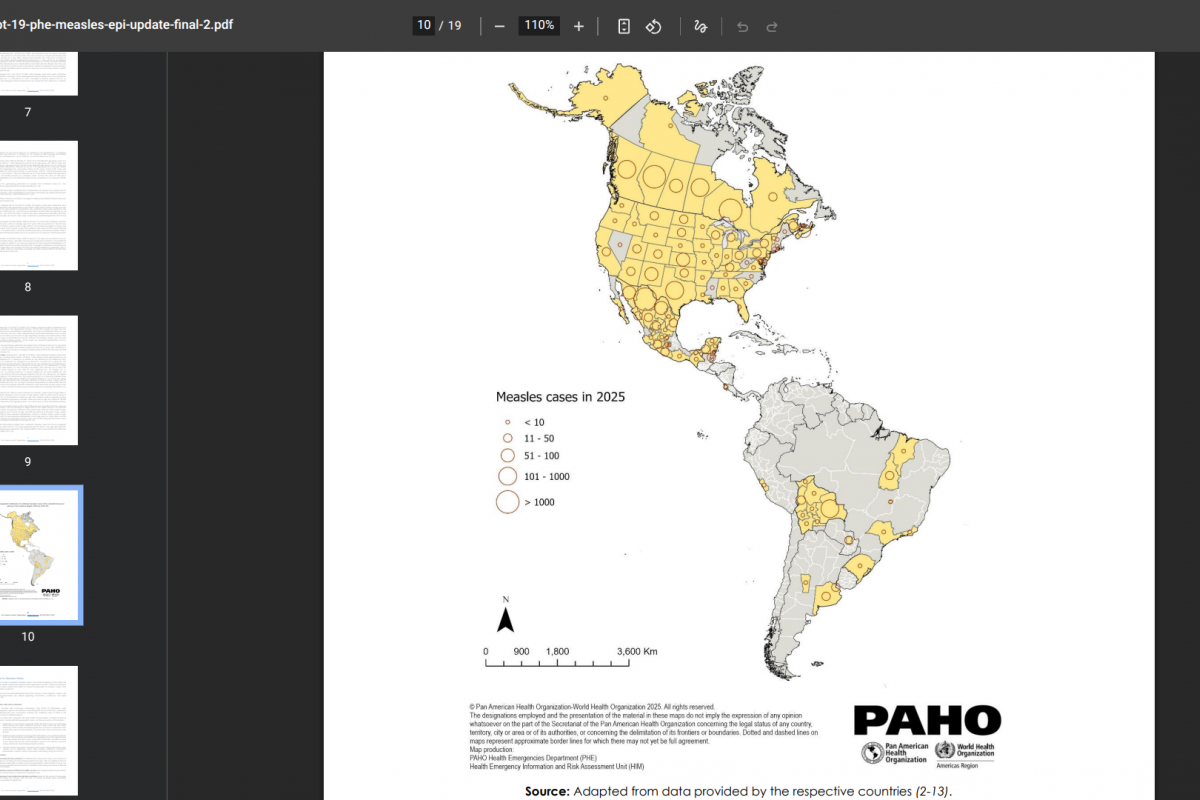 Should Canada and Mexico Visitors Verify Measles Immunity