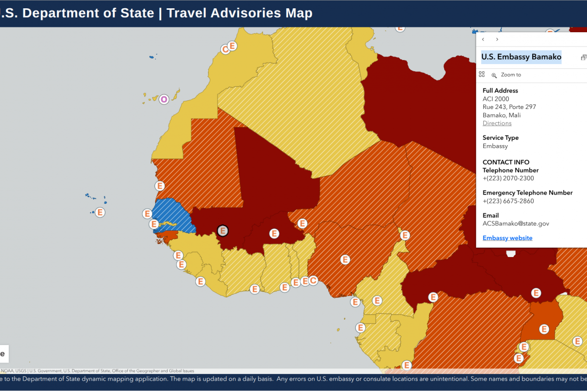 Don't Visit the Republic of Mali in 2025