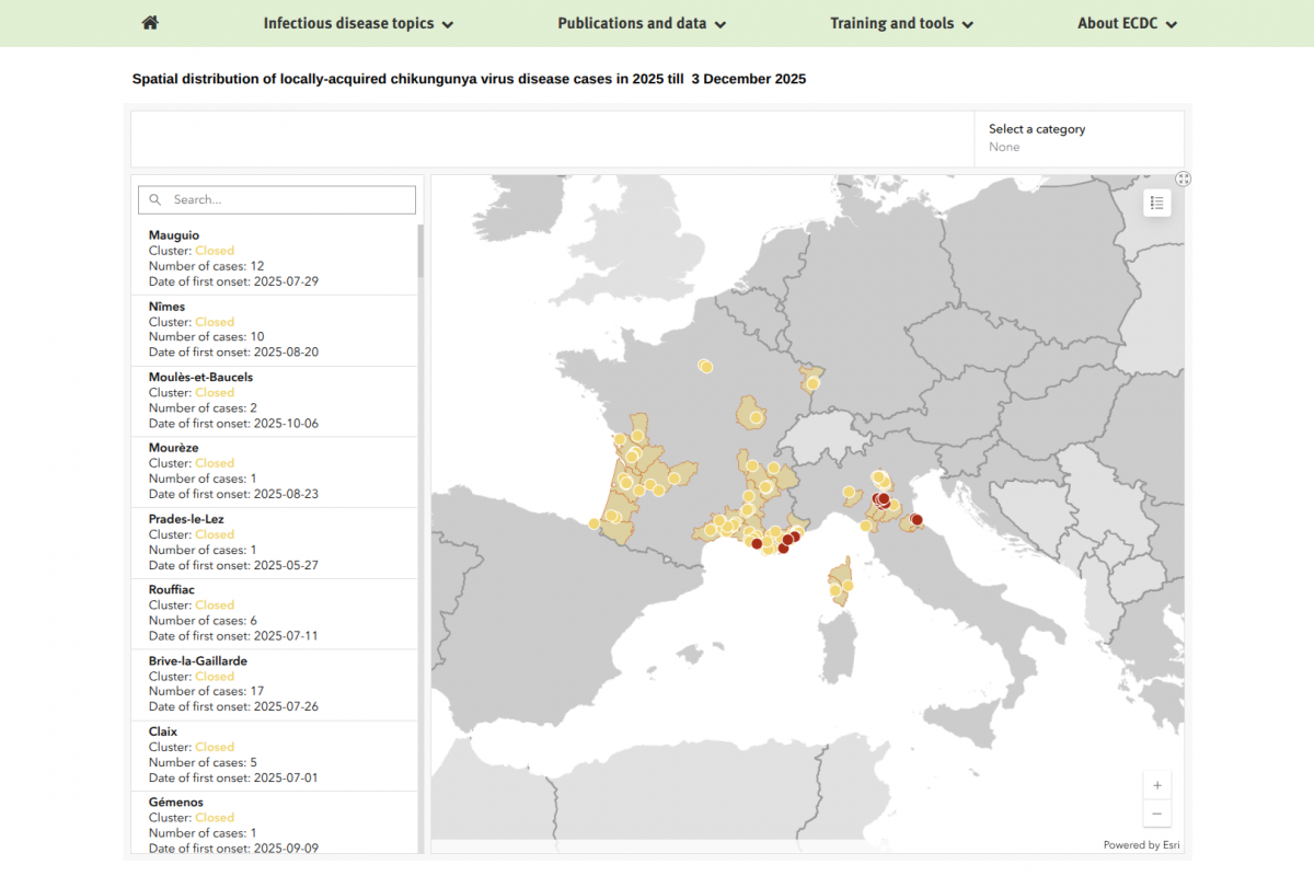 Has Chikungunya Become Endemic Along the French Riviera