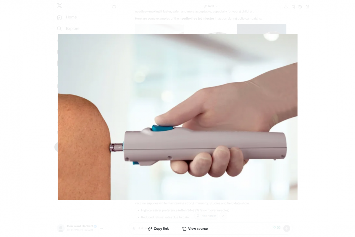 Needle Free Polio Vaccinations Expand the Middle East