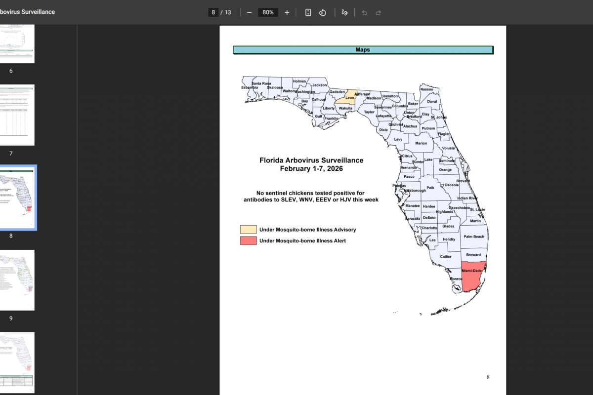 Florida Confirms Sixteenth Chikungunya Cases in 2026