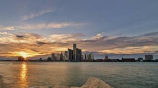detroit michigan sky line