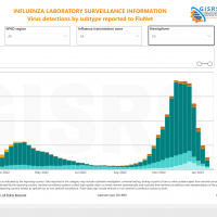 influenza cases worldwide