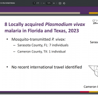 Malaria in Florida and Texas 2023
