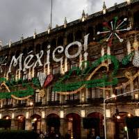 Mexico sign on building
